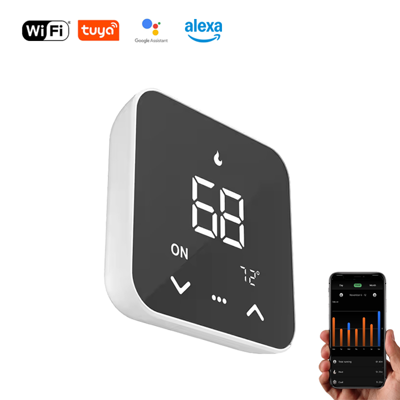Wifi Thermostat - 2026년형 투야 와이파이 스마트 온도조절기 24V