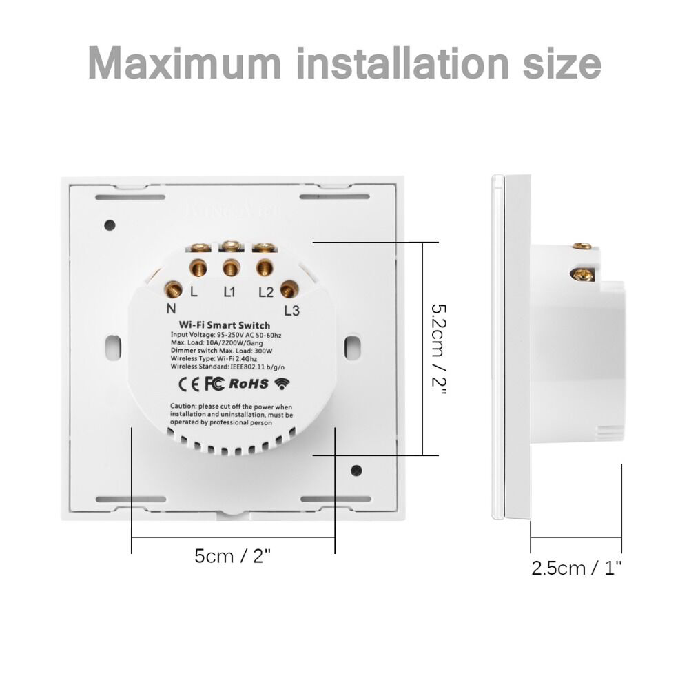 Wi-Fi 스마트 스위치, 무선 조명 스위치, 알렉사, - Smart Light Switch Wifi 리뷰 및 가격
