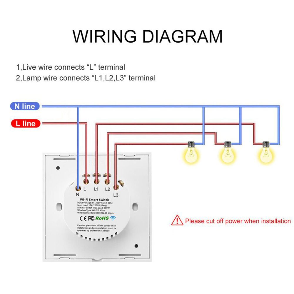 Wi-Fi 스마트 스위치, 무선 조명 스위치, 알렉사, - Smart Light Switch Wifi 리뷰 및 가격