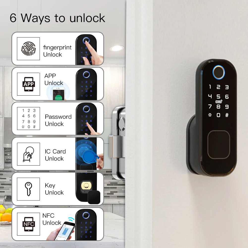 MOES 와이파이 투야 스마트 도어락, 지문 잠금, 스 - Smart Door Lock Wifi 리뷰 및 가격