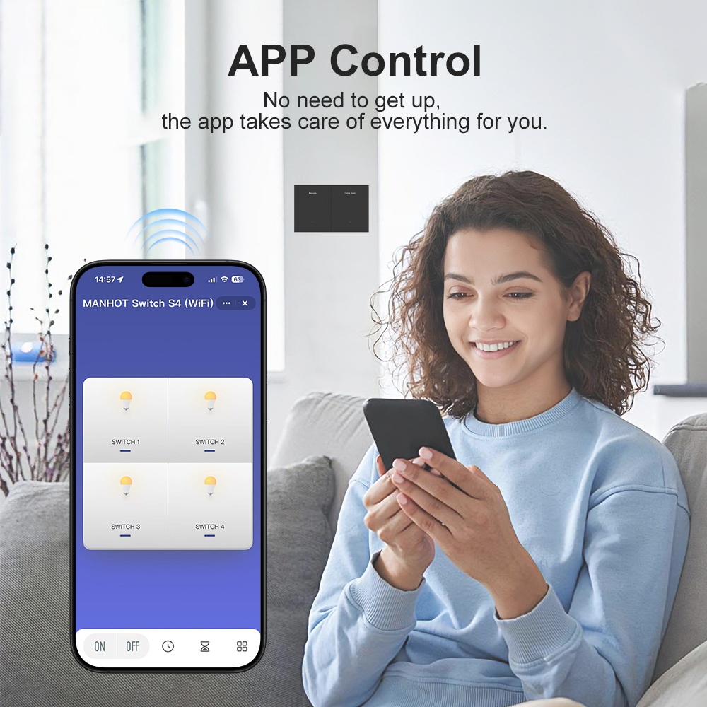 만호트 와이파이 스마트 DIY 이름표 부착형 수평형 1 - Smart Light Switch Wifi 리뷰 및 가격