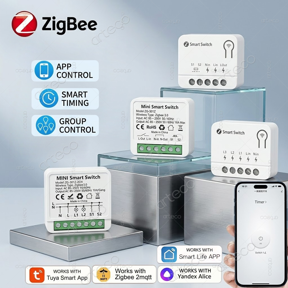 Tuya Zigbee 미니 DIY 스마트 스위치 모듈  - Smart Home Automation Kit 리뷰 및 가격