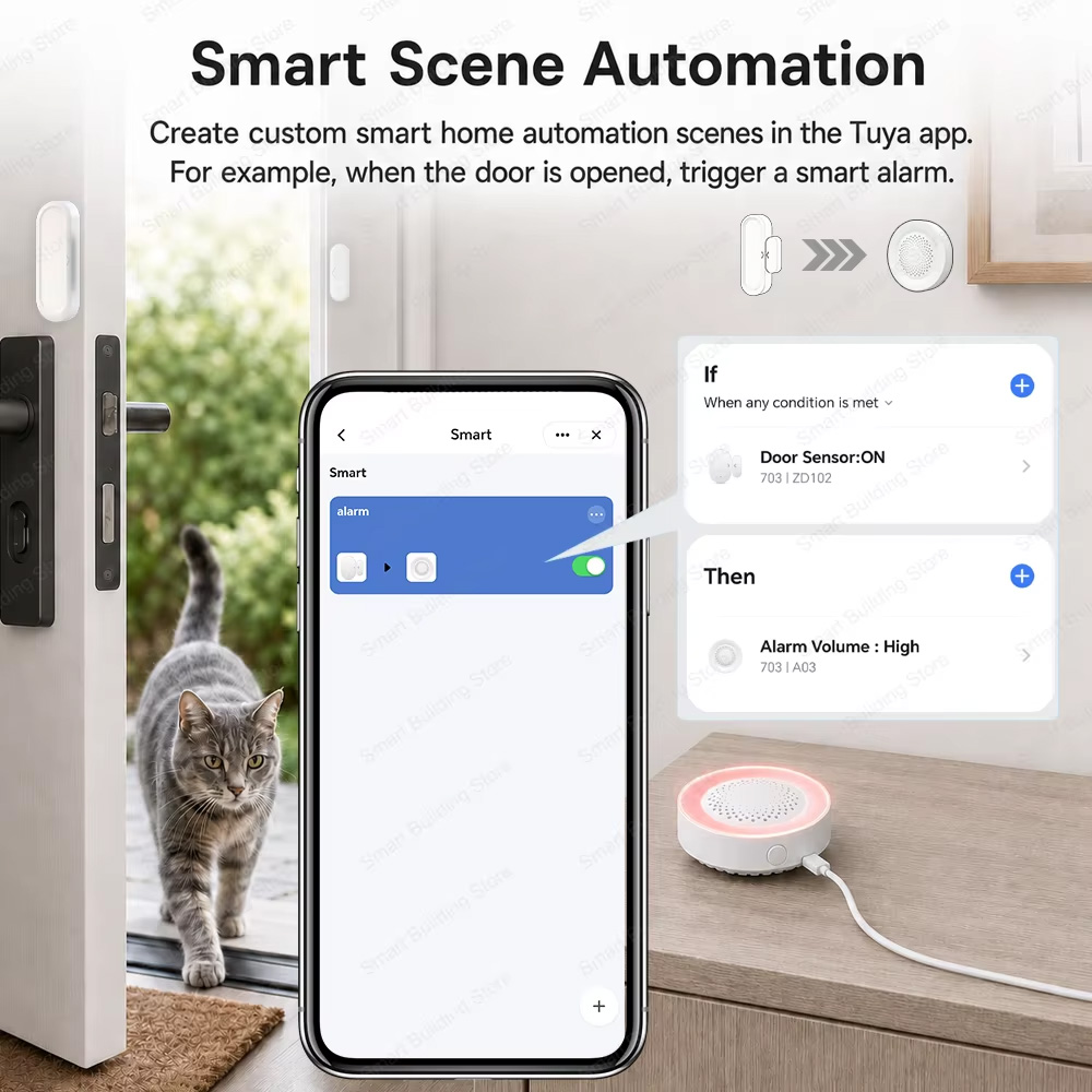IP65 등급의 Tuya Zigbee WiFi 도어/창 - Smart Home Automation Kit 리뷰 및 가격